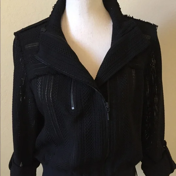 Elie Tahari Black Jacket Size S - Picture 4 of 8